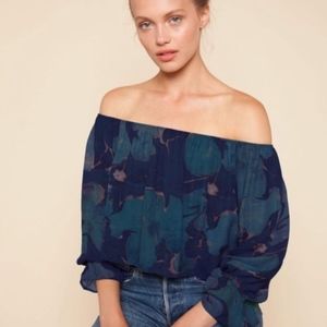 Stone Cold Fox Korakia Top - Blue Lily